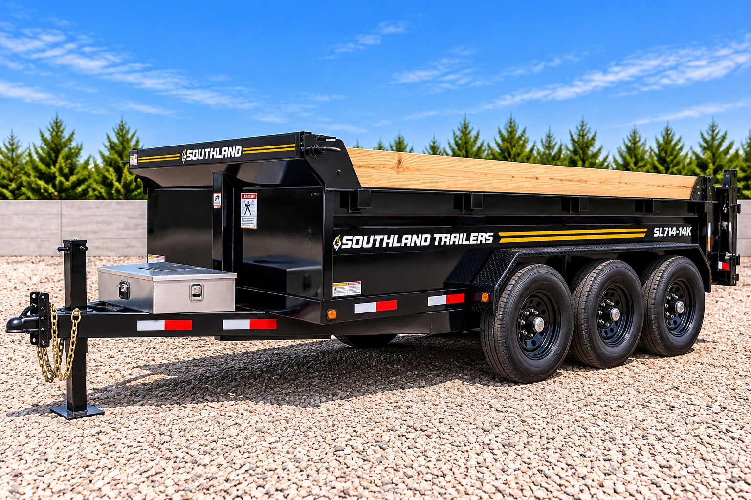 Dump trailer available for rent from PayLess Equipment Rental LLC
